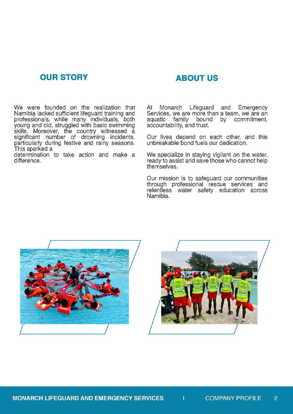Monarch water-safety activities